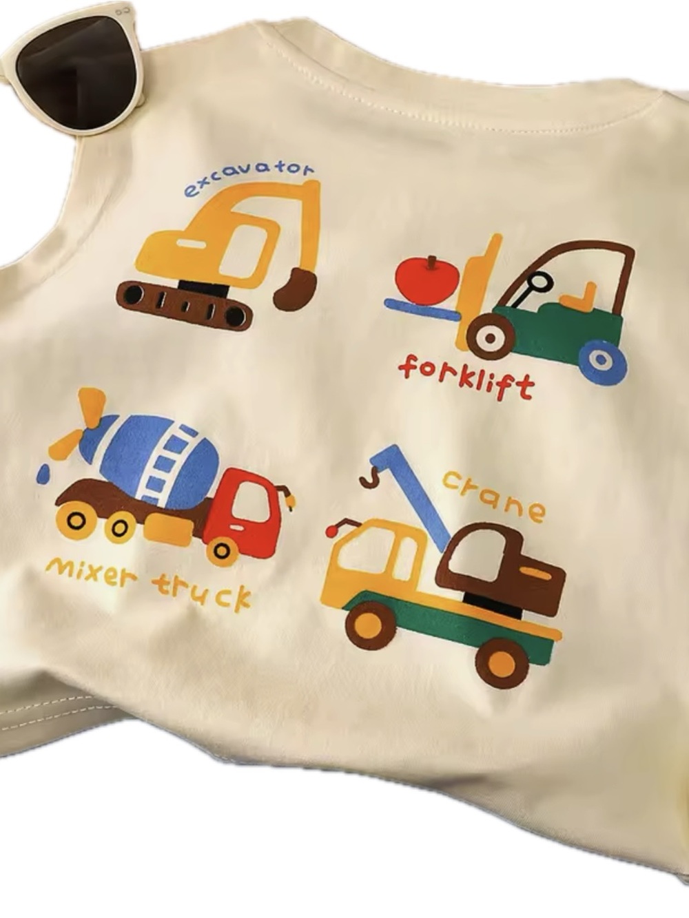 New baby boy girl top Vehicle Graphic 6-9 months